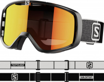Маска горнолыжная SALOMON Aksium Black/Uni Mid Red (L41151500)